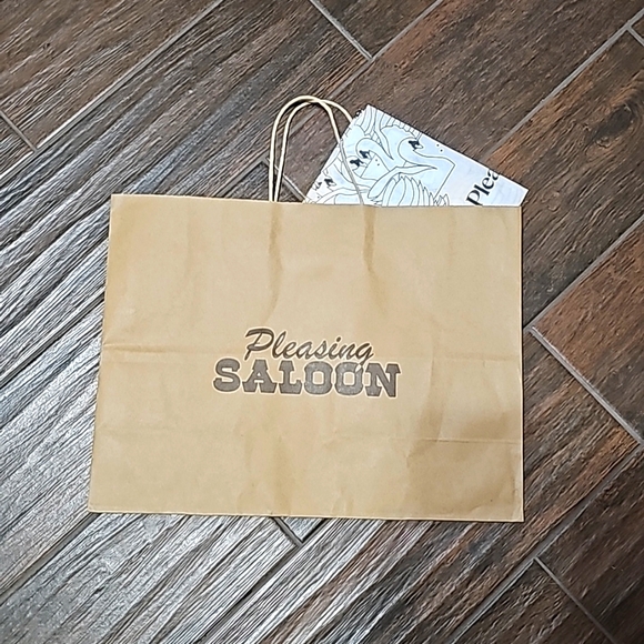 Pleasing Brown Shopping Bag with Matching Tissue Paper Harry Styles Austin, TX - Picture 4 of 5